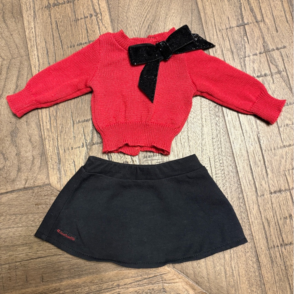 American Girl Holiday Sparkle Bow
Sweater Set